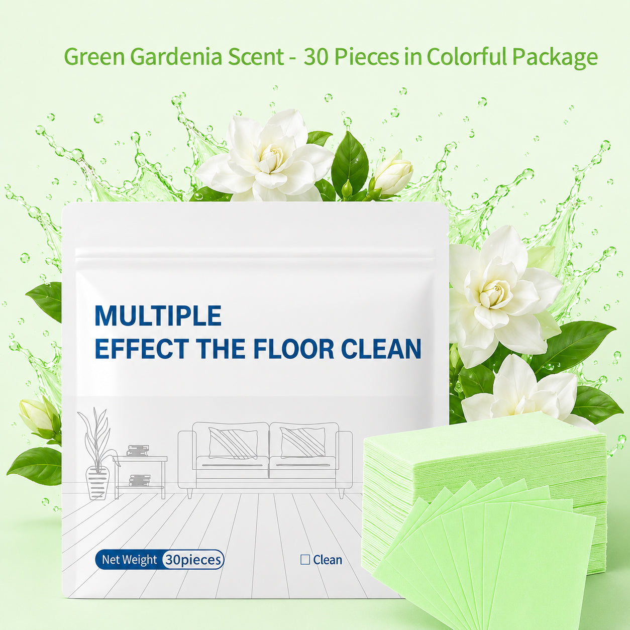 [NEW]Floor Cleaning Tablets Multi-Surface Cleaner for Hardwood Laminate Tile & RV Walls Antibacterial Deodorization Maintenance